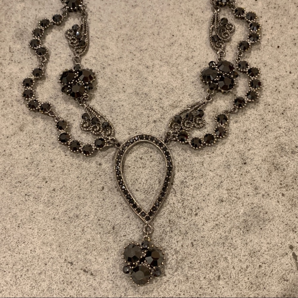 Hematite Gothic Necklace - Picture 4 of 4